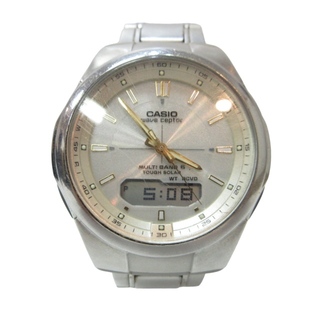 カシオ(CASIO)のカシオ CASIO WVA-M600 腕時計 ソーラー  文字盤白  ■GY11(腕時計)