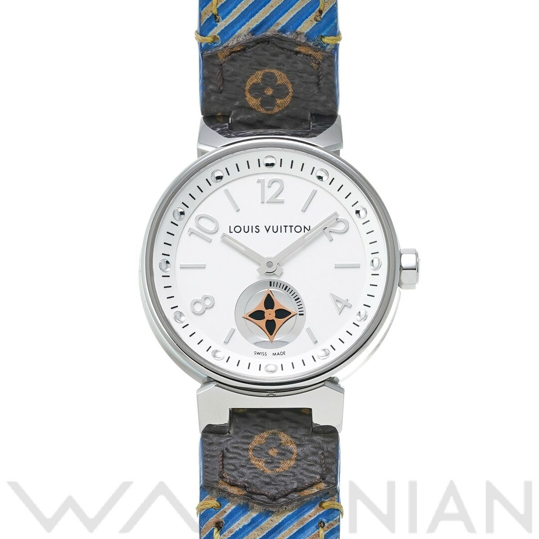 【在庫僅少】 Q8J10 VUITTON LOUIS ヴィトン ルイ 中古 シルバー 腕時計 レディース 腕時計