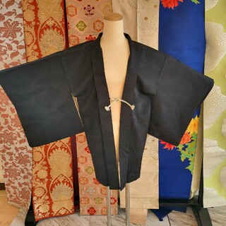 紋付 着物コート コート 羽織 正絹 カーディガン おしゃれコート 和風コート(着物)