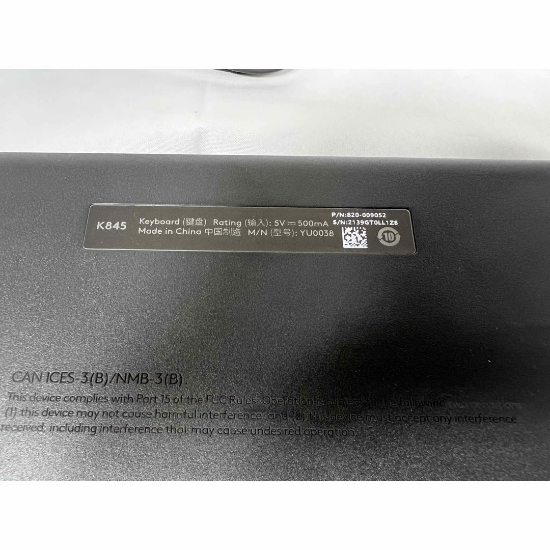 Logicool(ロジクール)のLogitech K845 メカニカル  イルミネーション キーボード スマホ/家電/カメラのPC/タブレット(PC周辺機器)の商品写真