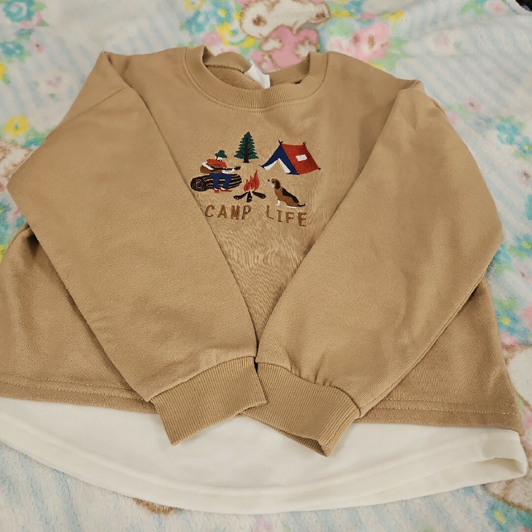 トレーナー　キッズ　120 キッズ/ベビー/マタニティのキッズ服男の子用(90cm~)(Tシャツ/カットソー)の商品写真