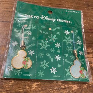 ディズニー(Disney)のディズニー　クリスマス　ミッキー　ストラップ(キャラクターグッズ)