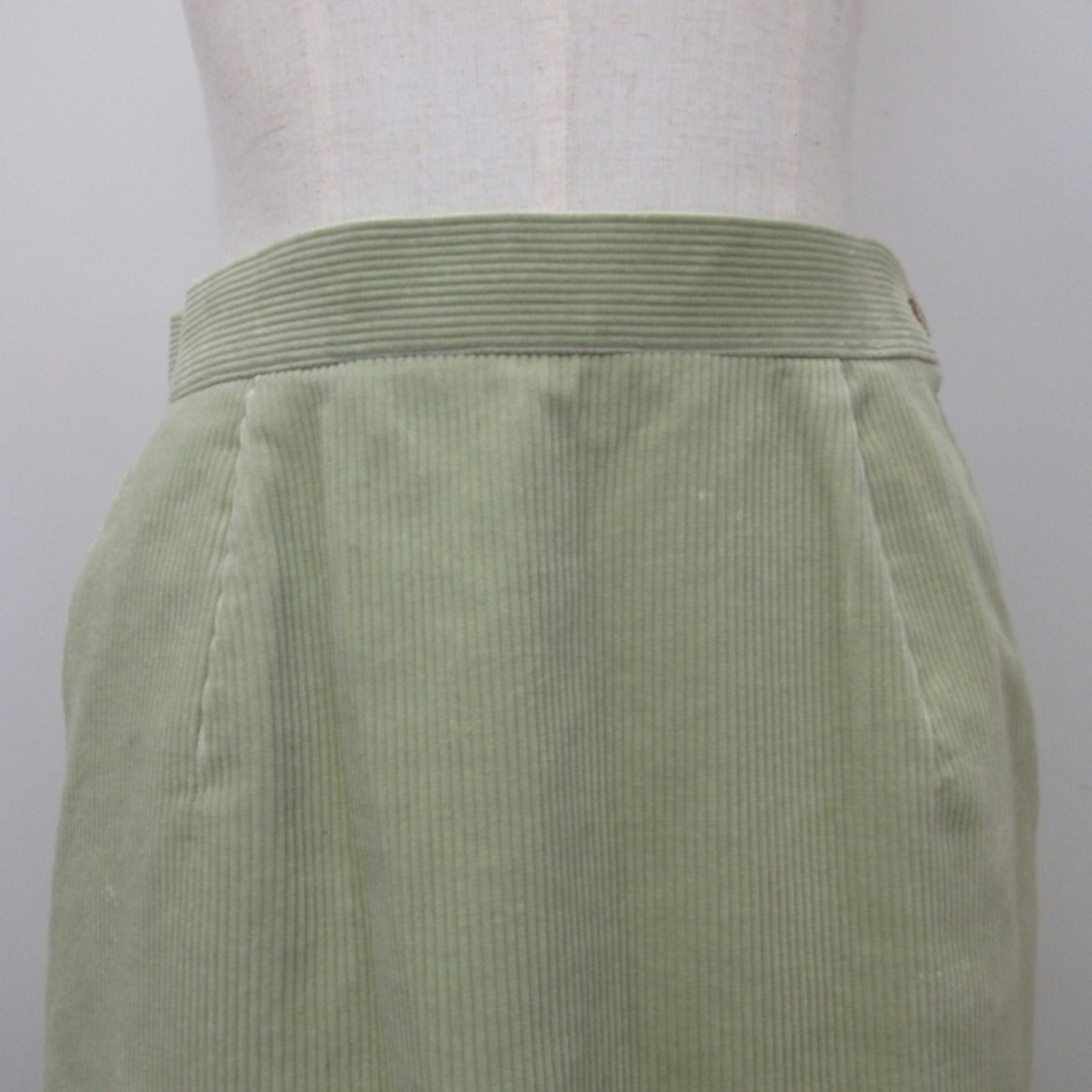 Christian Dior(クリスチャンディオール)のクリスチャンディオール ヴィンテージ コーデュロイスカート 緑 M ■GY11 レディースのスカート(ひざ丈スカート)の商品写真