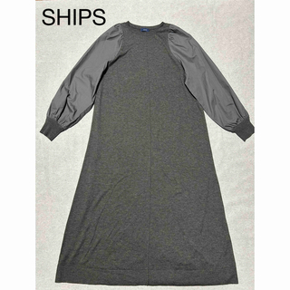 シップス(SHIPS)のSHIPS シップス　布帛コンビニットワンピース(ロングワンピース/マキシワンピース)