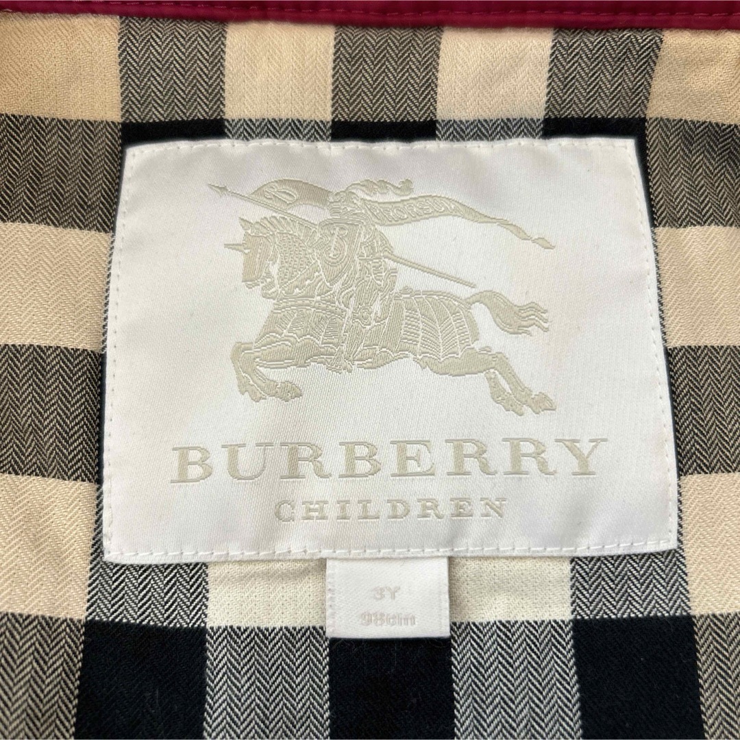 BURBERRY(バーバリー)のご専用です♡バーバリーチルドレン♡キルティングコート 3Y キッズ/ベビー/マタニティのキッズ服女の子用(90cm~)(コート)の商品写真