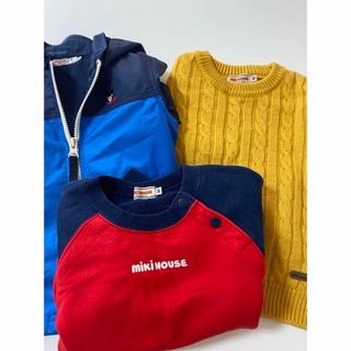 ミキハウス(mikihouse)の男の子　90サイズ　セット(ニット)