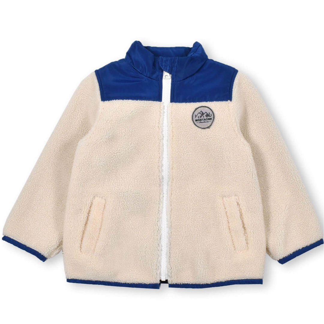 BeBe(ベベ)の新品　BeBe シープタフタ切替コート キッズ/ベビー/マタニティのキッズ服男の子用(90cm~)(ジャケット/上着)の商品写真