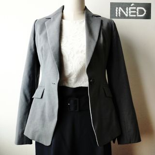 イネド(INED)の✨ 美品 着用１回  INED ウール ジャケット  M相当(テーラードジャケット)