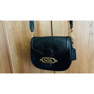 コーチ(COACH)のCOACH コーチ ショルダーバッグ 黒　ブラック(ショルダーバッグ)