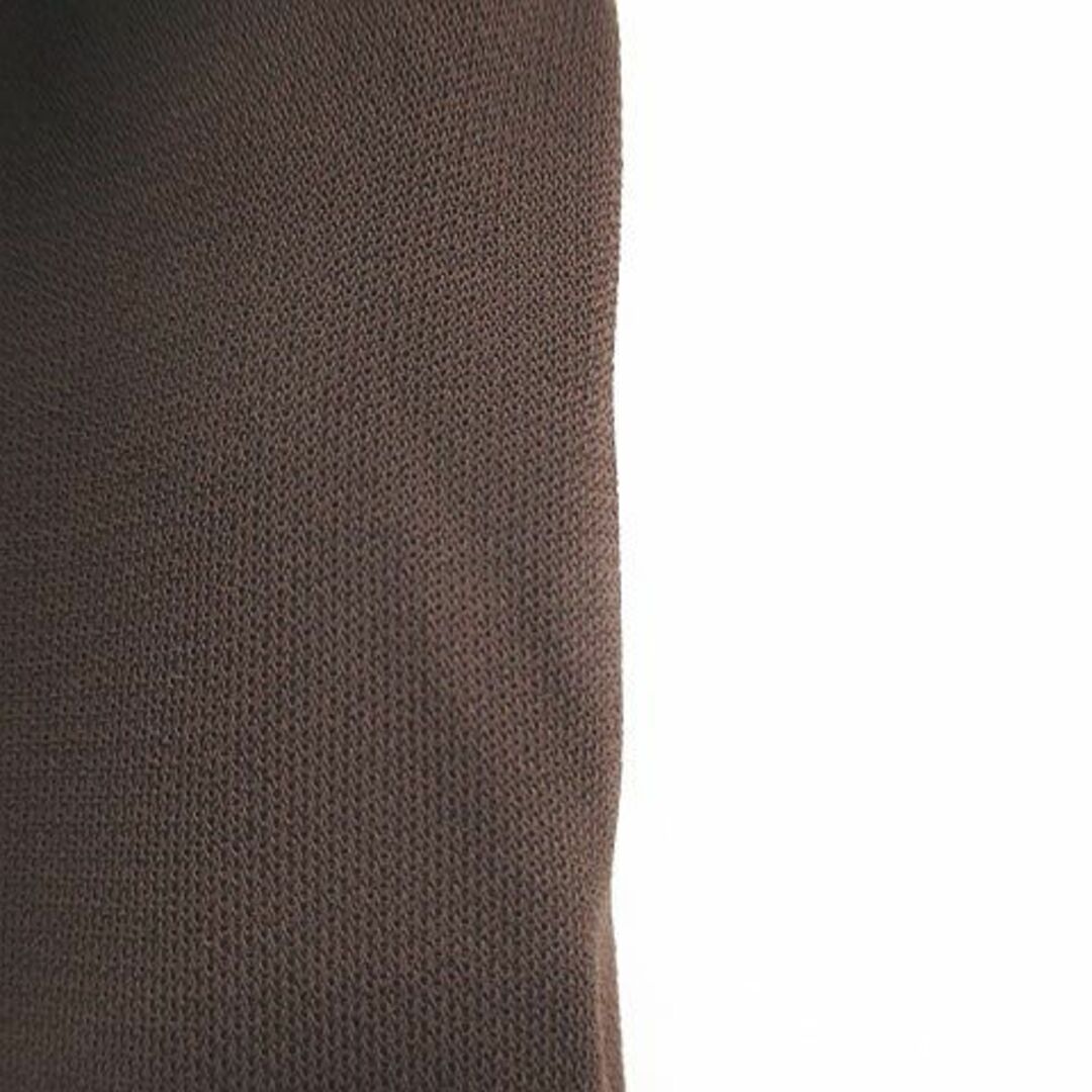 other(アザー)のSAVONA ロング丈 フレアスカート 44 茶系 ブラウン 日本製 裏地 無地 レディースのスカート(ロングスカート)の商品写真