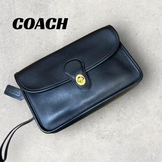 コーチ(COACH)の【良品】オールドコーチ　COACH　セカンドバッグ　クラッチバッグ　ブラック(その他)