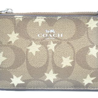 コーチ(COACH)のCOACH (コーチ) パスケース キーリング付きコインケース  星柄シグネチャー PVC レディース F39047(パスケース/IDカードホルダー)