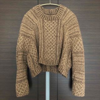 ドゥルカマラ(Dulcamara)のKa na ta / Aran knit    camel(ニット/セーター)