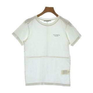 アクネストゥディオズ(Acne Studios)のAcne Studios アクネストゥディオズ Tシャツ・カットソー XS 白 【古着】【中古】(カットソー(半袖/袖なし))