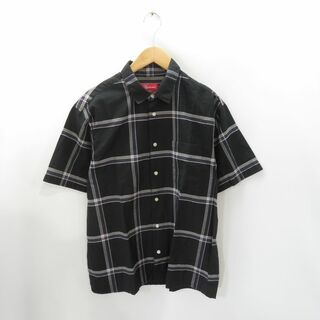 シュプリーム(Supreme)のSupreme 21ss Light Weight S/S Plaid Shirt BLACK Size-M (シャツ)