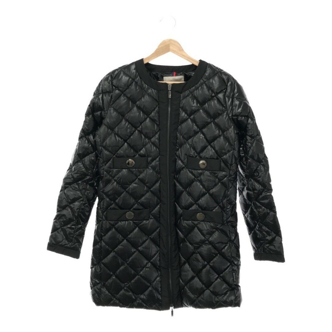 MONCLER(モンクレール) ノーカラー キルティング ダウンブラック