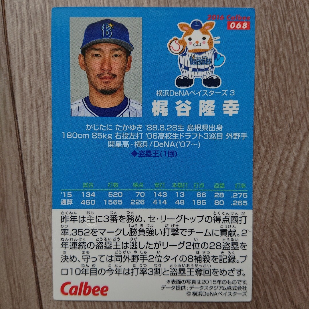 横浜DeNAベイスターズ(ヨコハマディーエヌエーベイスターズ)の横浜DeNAベイスターズ  プロ野球チップスカード 2016 4枚セット エンタメ/ホビーのタレントグッズ(スポーツ選手)の商品写真