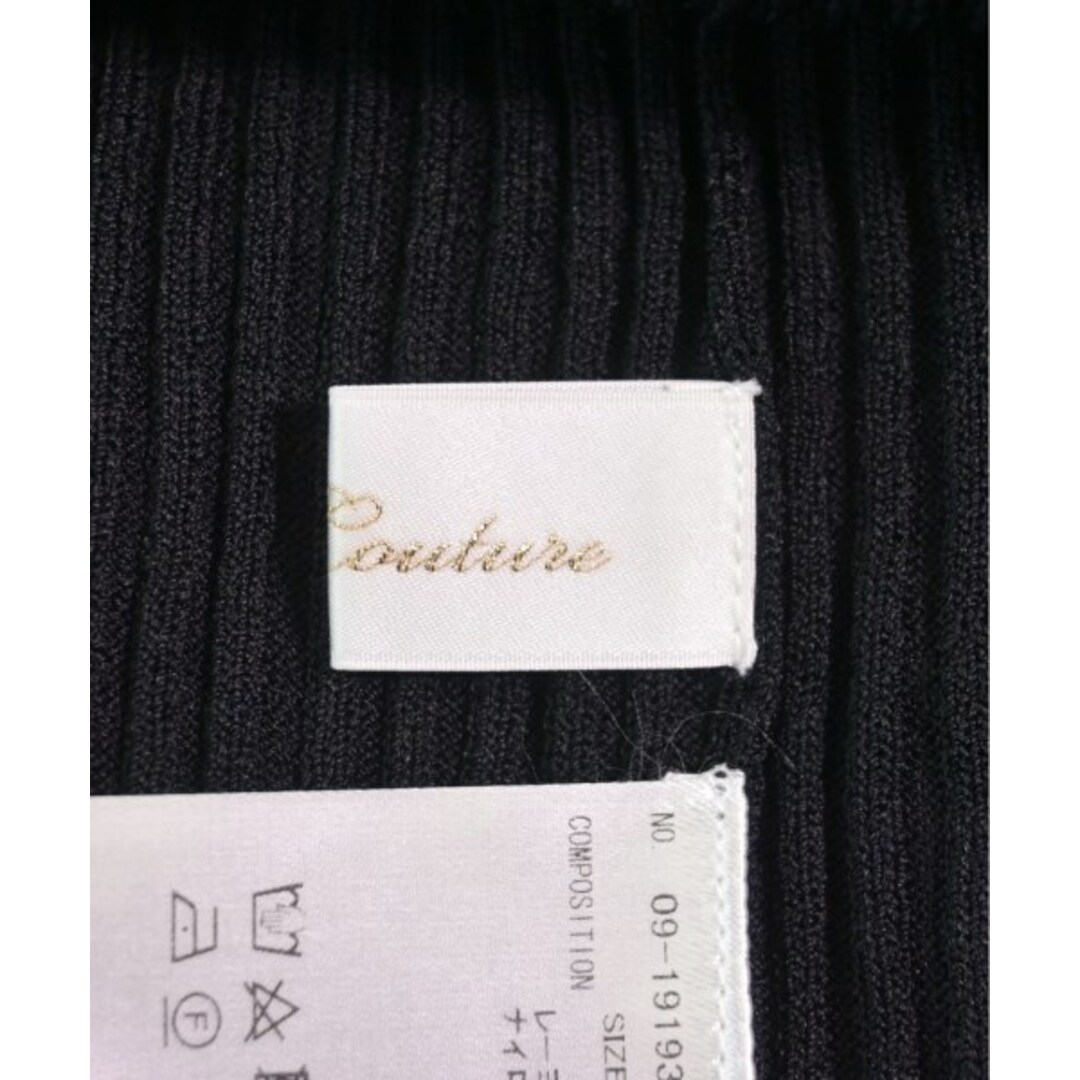 And Couture(アンドクチュール)のAnd Couture アンドクチュール ベスト/ノースリーブ 38(M位) 黒 【古着】【中古】 レディースのトップス(ベスト/ジレ)の商品写真