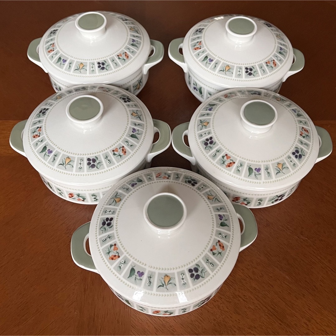 Royal Doulton(ロイヤルドルトン)の【レア美品】ロイヤルドルトン★タペストリー★パーティセット インテリア/住まい/日用品のキッチン/食器(食器)の商品写真