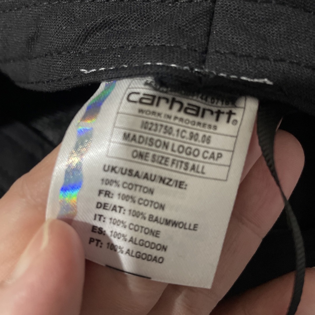 carhartt(カーハート)のcarhartt バケットハット・コーデュロイ・新品未使用・ブラック メンズの帽子(ハット)の商品写真