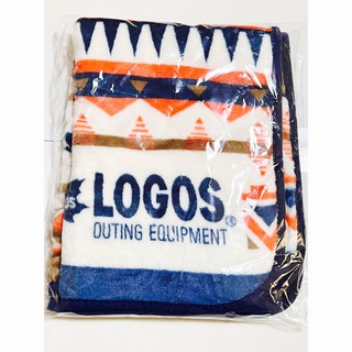 ロゴス(LOGOS)の【非売品】ロゴス　オリジナルブランケット　膝掛け　ブランケット(毛布)