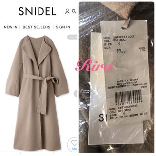 スナイデル(SNIDEL)の完売色🌷新作新品🍀スナイデル リバーレディコート(ロングコート)