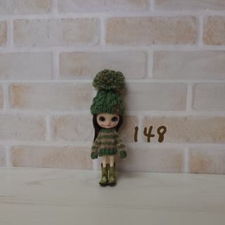 ＊148＊Petit Blythe ボーダーニット＆帽子の2点セット(その他)