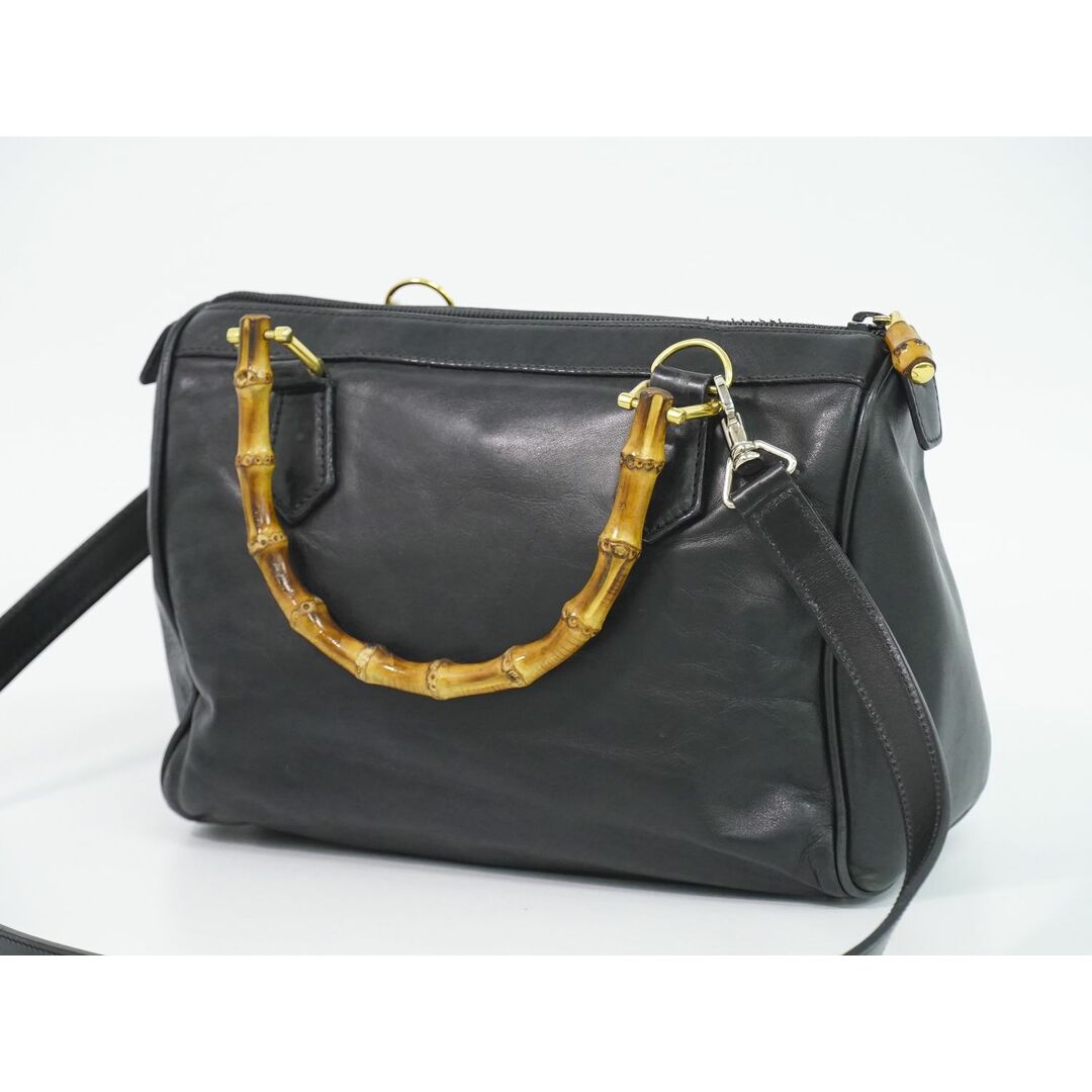 GUCCI - 本物 グッチ GUCCI バンブー 2WAY ショルダーバッグ GUCCI - 本物 グッチ GUCCI バンブー 2WAY ショルダーバッグ