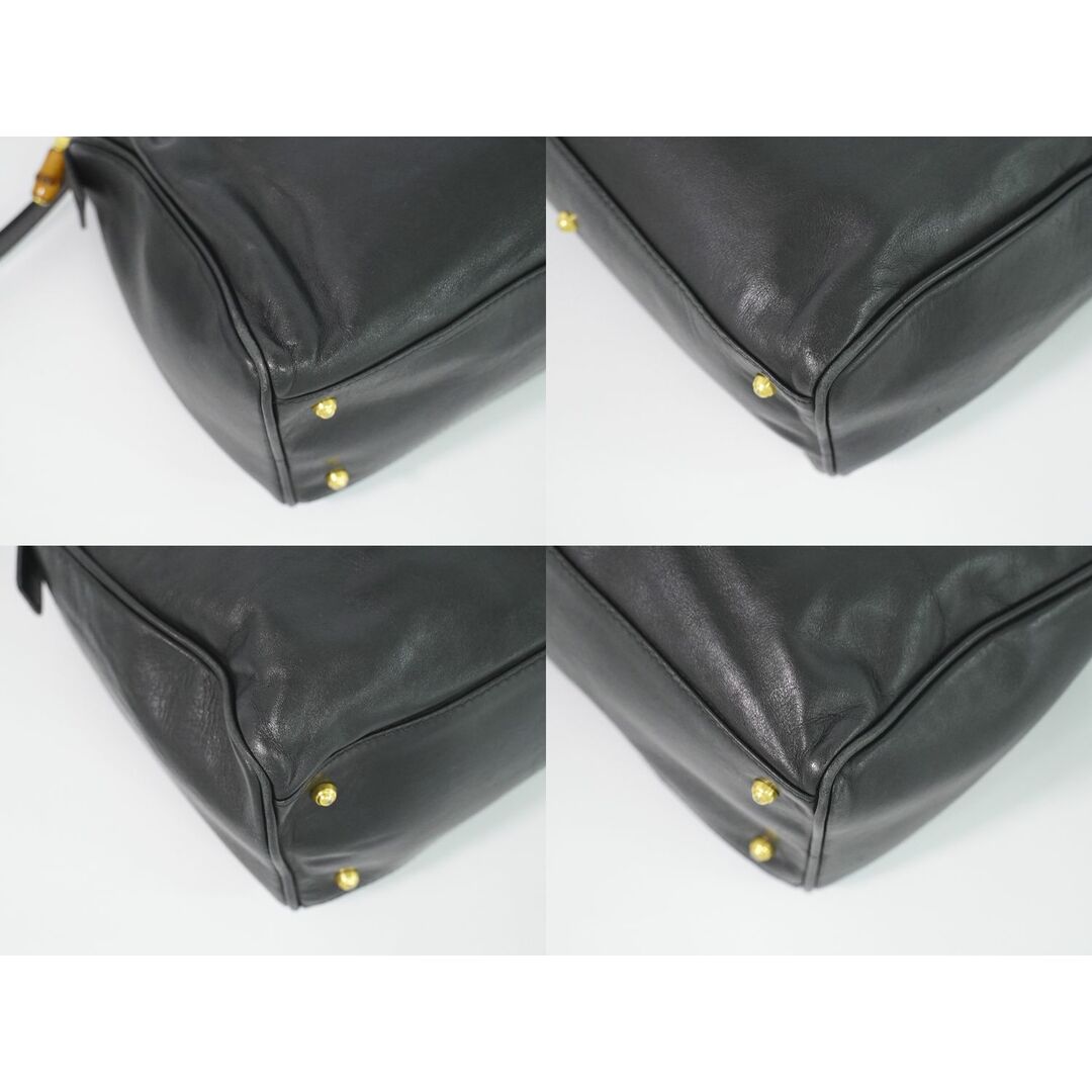 GUCCI - 本物 グッチ GUCCI バンブー 2WAY ショルダーバッグ GUCCI - 本物 グッチ GUCCI バンブー 2WAY ショルダーバッグ