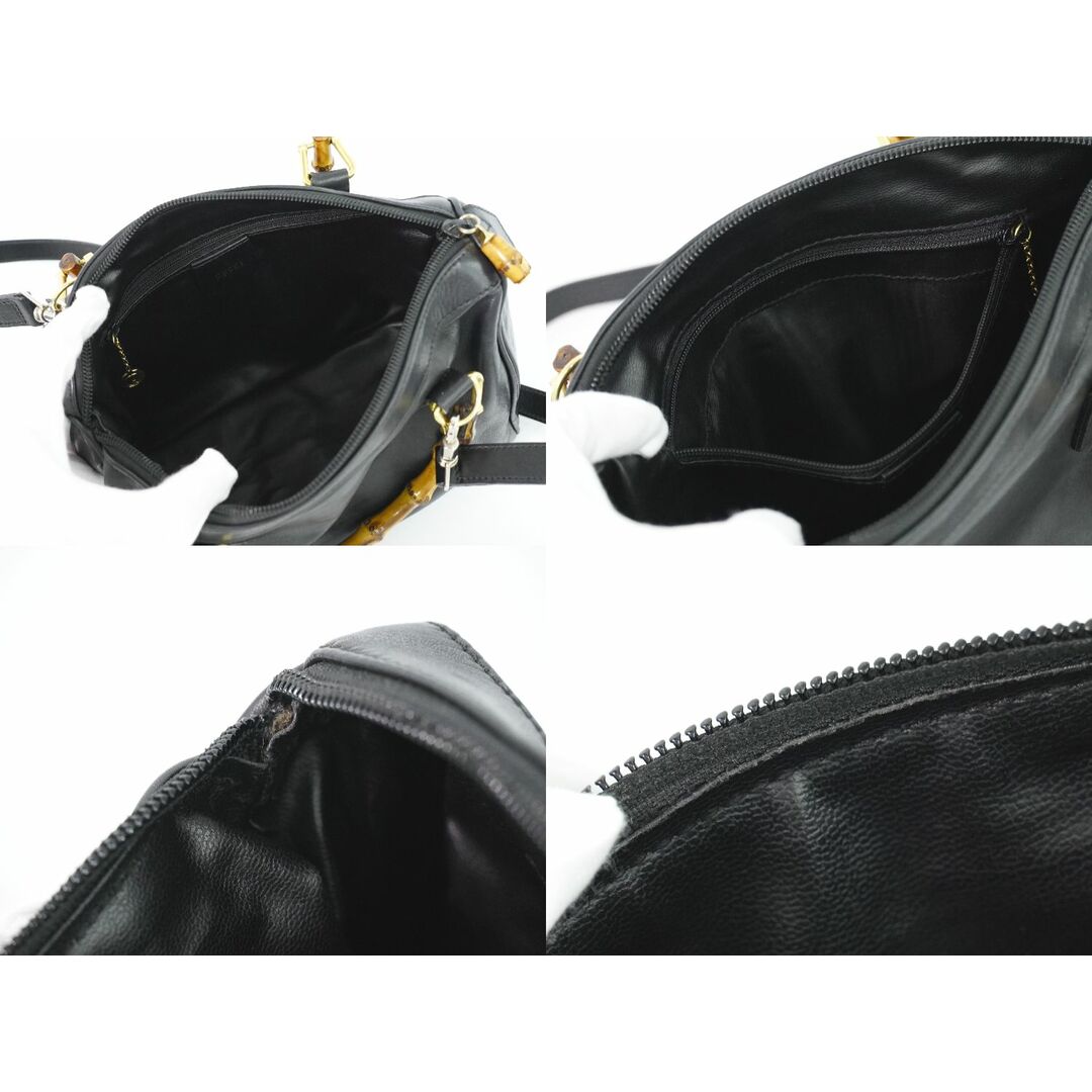 GUCCI - 本物 グッチ GUCCI バンブー 2WAY ショルダーバッグ GUCCI - 本物 グッチ GUCCI バンブー 2WAY ショルダーバッグ