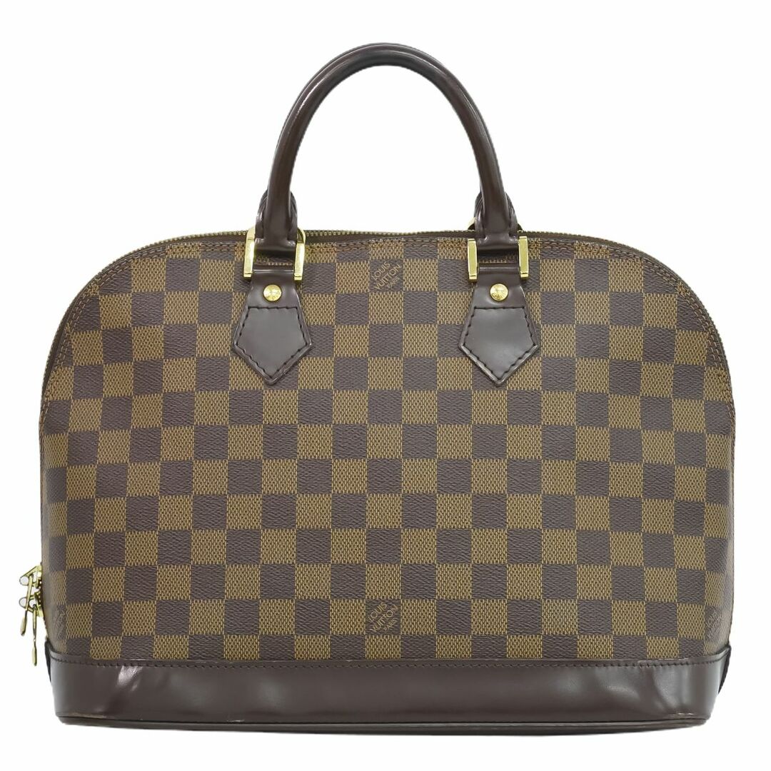 LOUIS VUITTON(ルイヴィトン)の本物 ルイヴィトン LOUIS VUITTON LV アルマ PM ダミエ エベヌ ハンドバッグ ブラウン N51130 Alma ビトン バッグ 中古 レディースのバッグ(ハンドバッグ)の商品写真