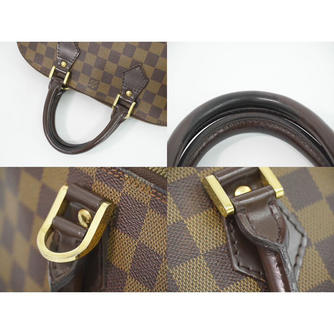 LOUIS VUITTON(ルイヴィトン)の本物 ルイヴィトン LOUIS VUITTON LV アルマ PM ダミエ エベヌ ハンドバッグ ブラウン N51130 Alma ビトン バッグ 中古 レディースのバッグ(ハンドバッグ)の商品写真