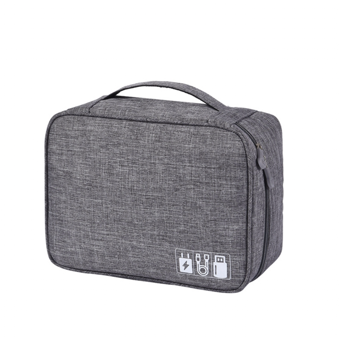 コンパートメント オーガナイザー デジタルバッグ ボックス グレー メンズのバッグ(トラベルバッグ/スーツケース)の商品写真