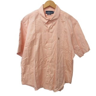 ラルフローレン(Ralph Lauren)のラルフローレン BDシャツ ボタンダウンシャツ 半袖 ピンク系 3L ■GY11(シャツ)