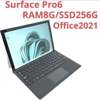 基本スペックCPU超美品surface Pro6 Win11 8G/256G Office2021