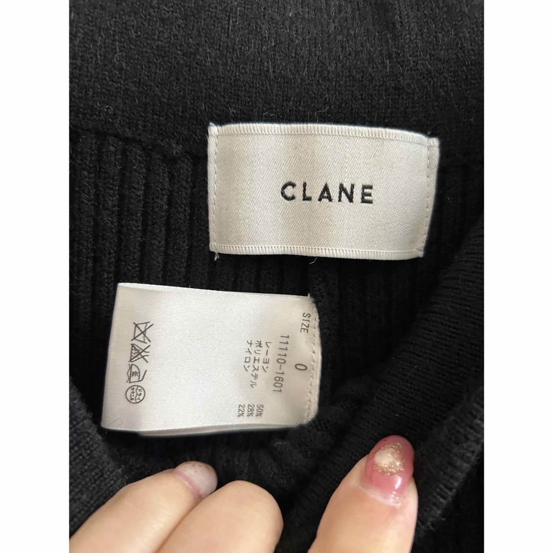 CLANE(クラネ)のCLANE ブラック ニット セットアップ レディースのレディース その他(セット/コーデ)の商品写真