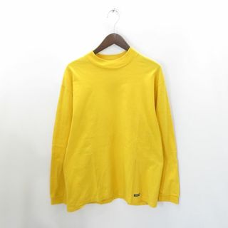 COOTIE L/S CREWNECK TEE YELLOW Size-L(Tシャツ/カットソー(七分/長袖))