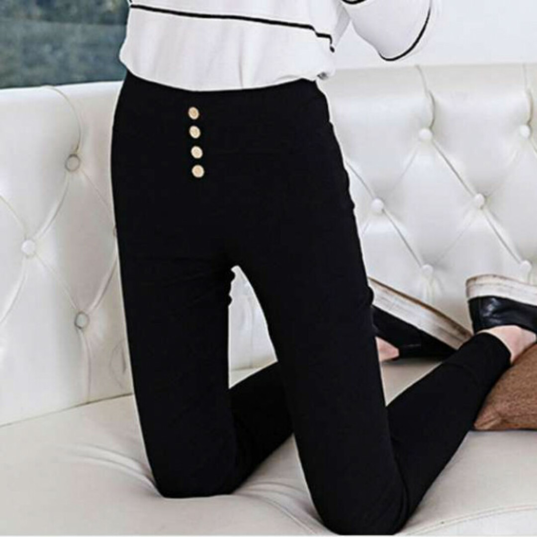 XL スキニー パンツ ブラック カジュアル オシャレ レディース 細身 美脚 レディースのパンツ(スキニーパンツ)の商品写真