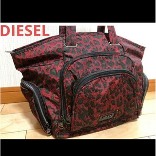 ディーゼル(DIESEL)のDIESEL BLACK＆RED レオパード迷彩 ト―トバッグ(トートバッグ)