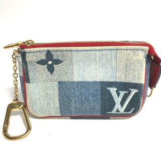 ルイヴィトン(LOUIS VUITTON)のルイヴィトン LOUIS VUITTON マイクロポシェット アクセソワール M68760 モノグラムデニム 財布 小銭入れ コインケース デニム ブルー(コインケース)