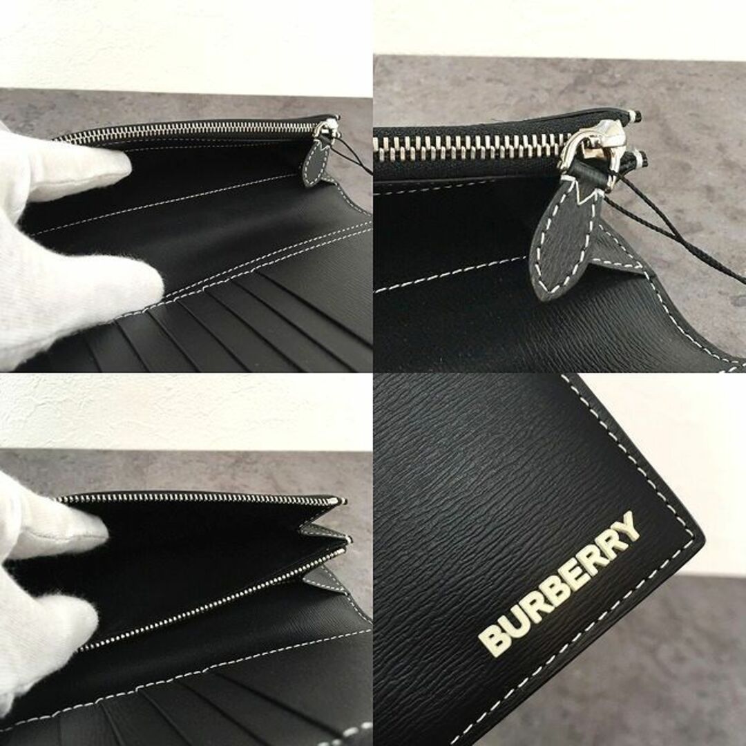 BURBERRY(バーバリー)の未使用品 BURBERRY 長財布 縦型 ブラック 337 メンズのファッション小物(長財布)の商品写真