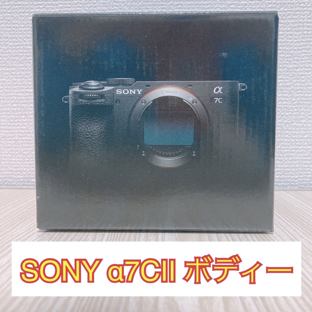 【早い者勝ち】SONY α7CII ボディ Black[ILCE-7CM2]α7c