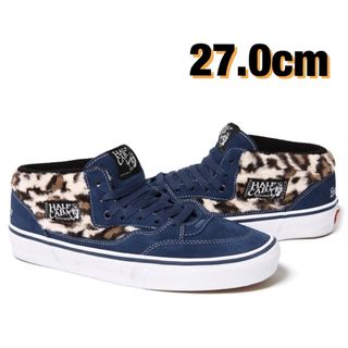 シュプリーム(Supreme)の27.0cm Supreme Vans Half Cab Leopard 紺(スニーカー)