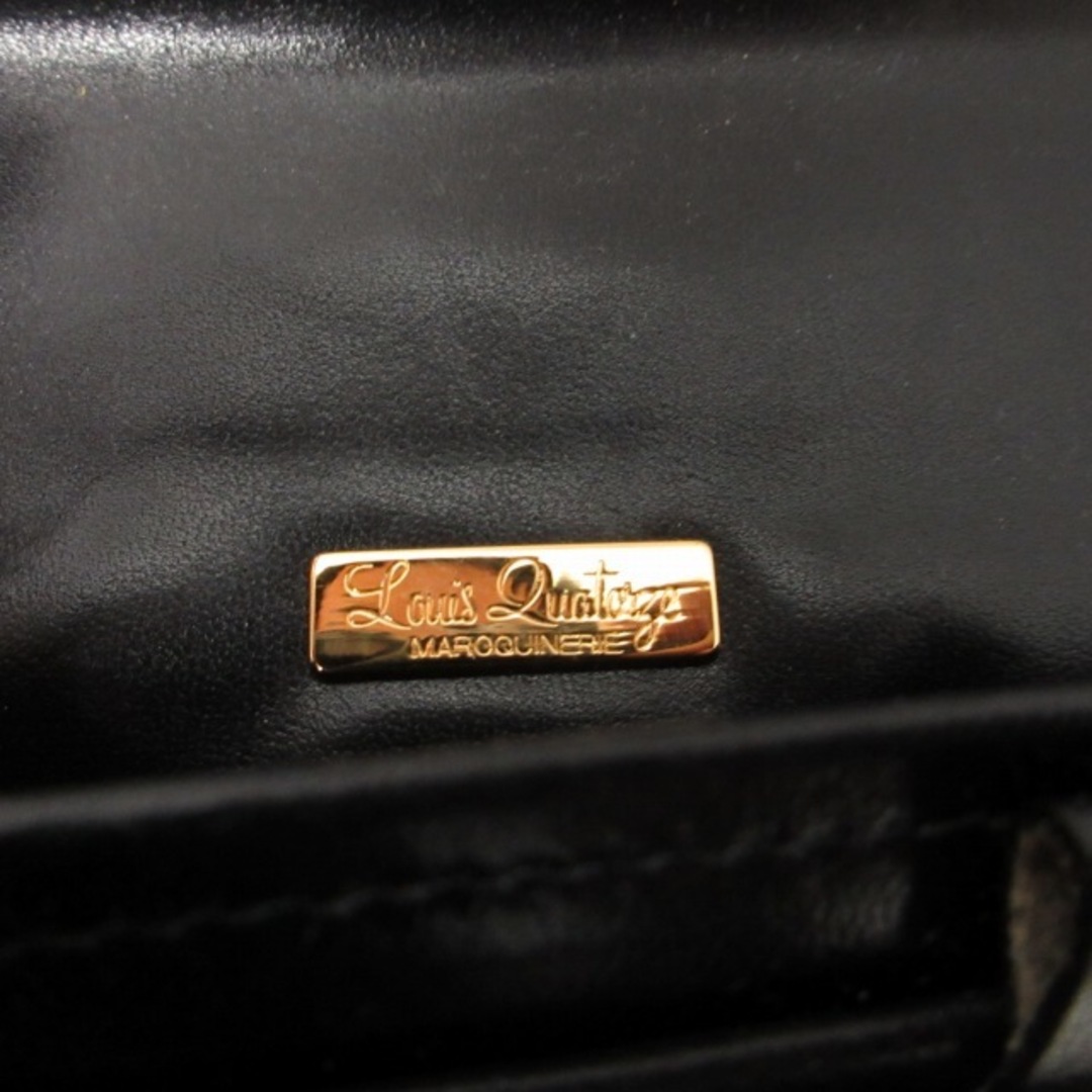 other(アザー)のルイキャトルズ  美品 ブリーフケース セカンドバッグ ロゴ刻印 黒 ■GY11 メンズのバッグ(セカンドバッグ/クラッチバッグ)の商品写真