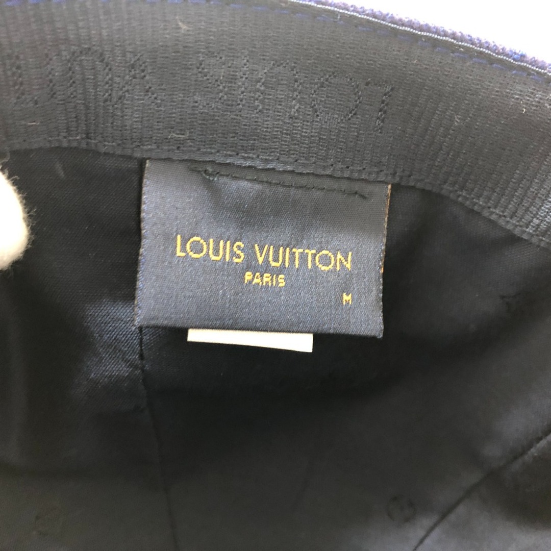 LOUIS VUITTON(ルイヴィトン)のルイヴィトン LOUIS VUITTON エッセンシャル M77589 モノグラム 帽子 キャップ コットン ブルー 新品同様 レディースの帽子(キャップ)の商品写真