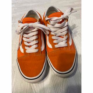 ヴァンズ(VANS)のVANS オールドスクール　オレンジ　22.5(スニーカー)