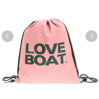 ラブボート(LOVE BOAT)のピンク　新品未開封　LOVE BOAT  × jouetie  ナップサック(その他)