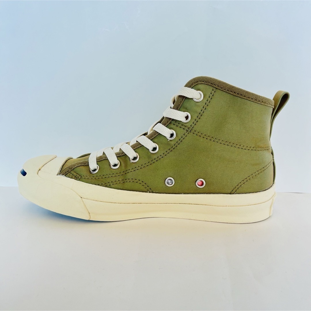 CONVERSE(コンバース)のコンバース ジャックパーセル ミリタリー RH ミッド オリーブグリーン レディースの靴/シューズ(スニーカー)の商品写真