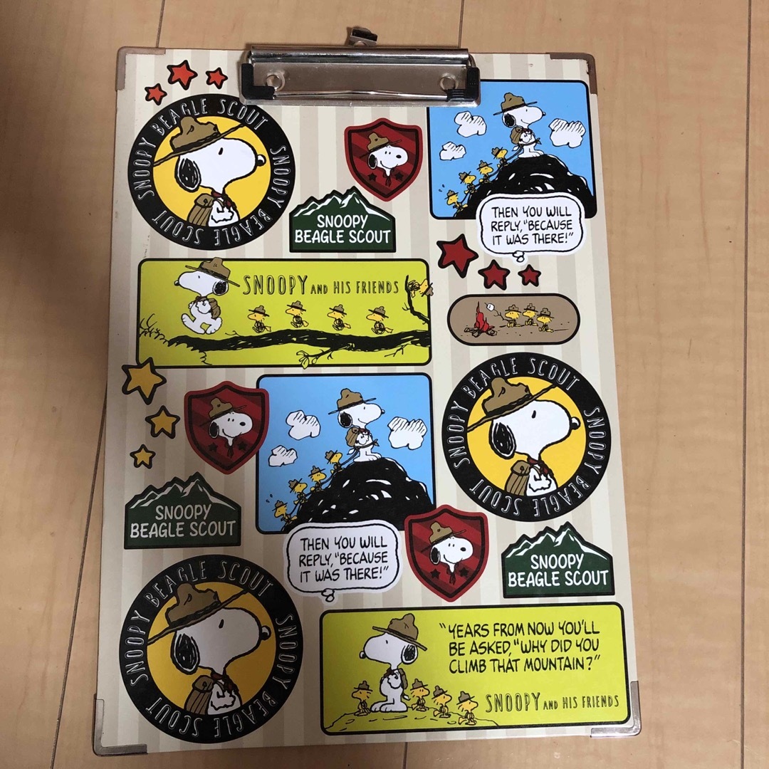 【値下げしました】SNOOPY バインダー エンタメ/ホビーのおもちゃ/ぬいぐるみ(キャラクターグッズ)の商品写真