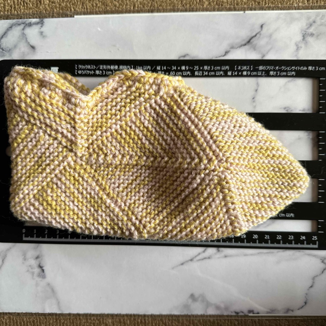 毛糸手編み足カバー ハンドメイドのファッション小物(レッグウェア)の商品写真